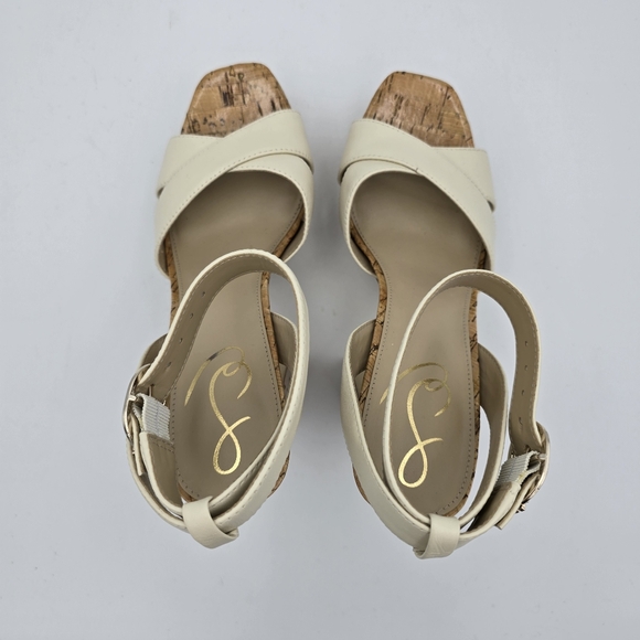 Sam Edelman Women's Kayna Platform Heel Sandals, Modern Ivory, Size 6 - Picture 11 of 16